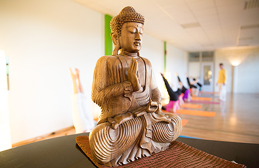 Buddha im Seminarraum